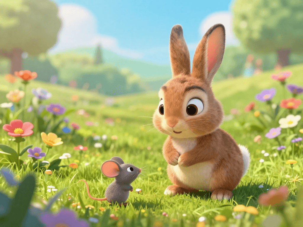 Bunny and mouse adventure